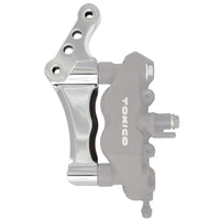 13" RADIAL BRAKE CALIPER MOUNTING BRACKET POLISHED (LEFT/ SINGLE DISC)