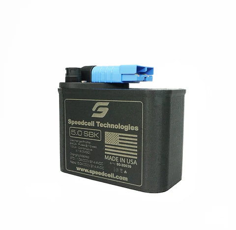 Speedcell 5.0AH SUPERBIKE BATTERY WITH UNIVERSAL RING TERMINAL HARNESS ...